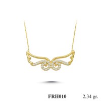 Silver    necklace    with    pendant                                          FRH010-925K