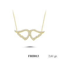Silver    necklace    with    pendant                                          FRH013-925K