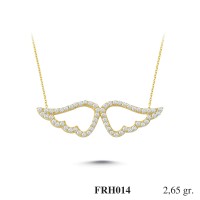 Silver    necklace    with    pendant                                          FRH014-925K