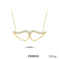 Silver    necklace    with    pendant                                          FRH018-925K