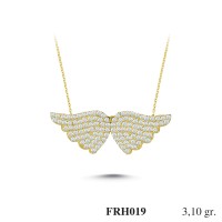 Silver    necklace    with    pendant                                          FRH019-925K