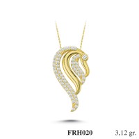 Silver    necklace    with    pendant                                          FRH020-925K