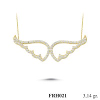 Silver    necklace    with    pendant                                          FRH021-925K