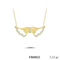 Silver    necklace    with    pendant                                          FRH022-925K
