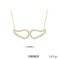 Silver    necklace    with    pendant                                          FRH025-925K