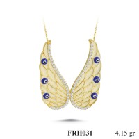 Silver    necklace    with    pendant                                          FRH031-925K