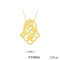 Silver    necklace    with    pendant                                          FTM024-925K