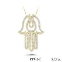 Silver    necklace    with    pendant                                          FTM040-925K
