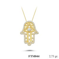Silver    necklace    with    pendant                                          FTM044-925K