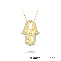 Silver    necklace    with    pendant                                          FTM052-925K