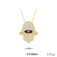 Silver    necklace    with    pendant                                          FTM054-925K