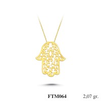 Silver    necklace    with    pendant                                          FTM064-925K