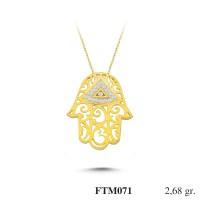Silver    necklace    with    pendant                                          FTM071-925K