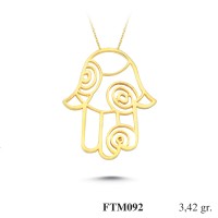 Silver    necklace    with    pendant                                          FTM092-925K