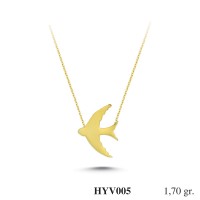  Gold Zircon Stone Necklace 1,632 gr 