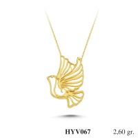  Gold Zircon Stone Necklace 2,496 gr 