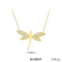 Silver    necklace    with    pendant                                          KLB019-925K