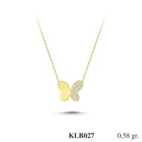 Silver    necklace    with    pendant                                          KLB027-925K