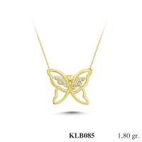 Silver    necklace    with    pendant                                          KLB085-925K