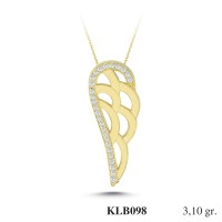 Silver    necklace    with    pendant                                          KLB098-925K