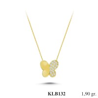 Silver    necklace    with    pendant                                          KLB132-925K
