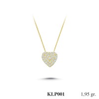 Silver    necklace    with    pendant                                          KLP001-925K