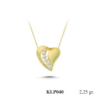 Silver    necklace    with    pendant                                          KLP040-925K