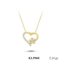 Silver    necklace    with    pendant                                          KLP060-925K