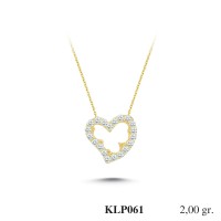 Silver    necklace    with    pendant                                          KLP061-925K