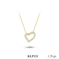  Gold Zircon Stone Necklace 1,632 gr 