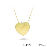  Gold Zircon Stone Necklace 2,832 gr 