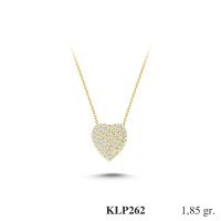  Gold Zircon Stone Necklace 1,776 gr 