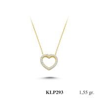  Gold Zircon Stone Necklace 1,488 gr 