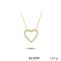  Gold Zircon Stone Necklace 1,776 gr 