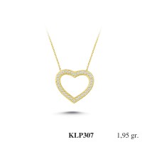  Gold Zircon Stone Necklace 1,872 gr 