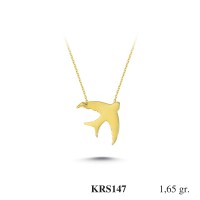  Gold Zircon Stone Necklace 1,584 gr 