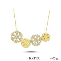 Silver    necklace    with    pendant                                     KRT050-925K
