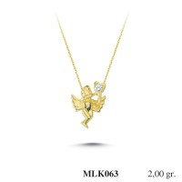 Silver    necklace    with    pendant                                     MLK063-925K