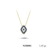 Silver    necklace    with    pendant                                     NZR001-925K