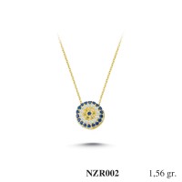 Silver    necklace    with    pendant                                     NZR002-925K