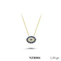 Silver    necklace    with    pendant                                     NZR004-925K