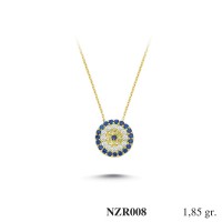Silver    necklace    with    pendant                                     NZR008-925K