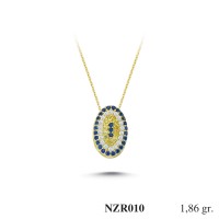 Silver    necklace    with    pendant                                     NZR010-925K