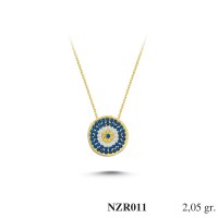 Silver    necklace    with    pendant                                     NZR011-925K