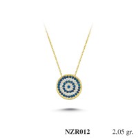 Silver    necklace    with    pendant                                     NZR012-925K