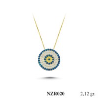 Silver    necklace    with    pendant                                     NZR020-925K