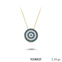 Silver    necklace    with    pendant                                     NZR025-925K