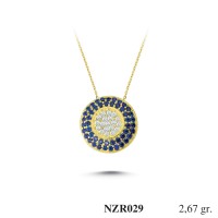 Silver    necklace    with    pendant                                     NZR029-925K