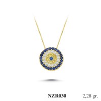 Silver    necklace    with    pendant                                     NZR030-925K