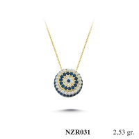Silver    necklace    with    pendant                                     NZR031-925K
